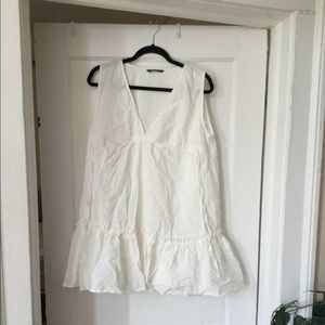 White smock dress